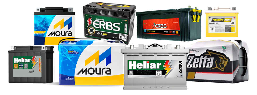 Baterias automotivas em Sabará MG